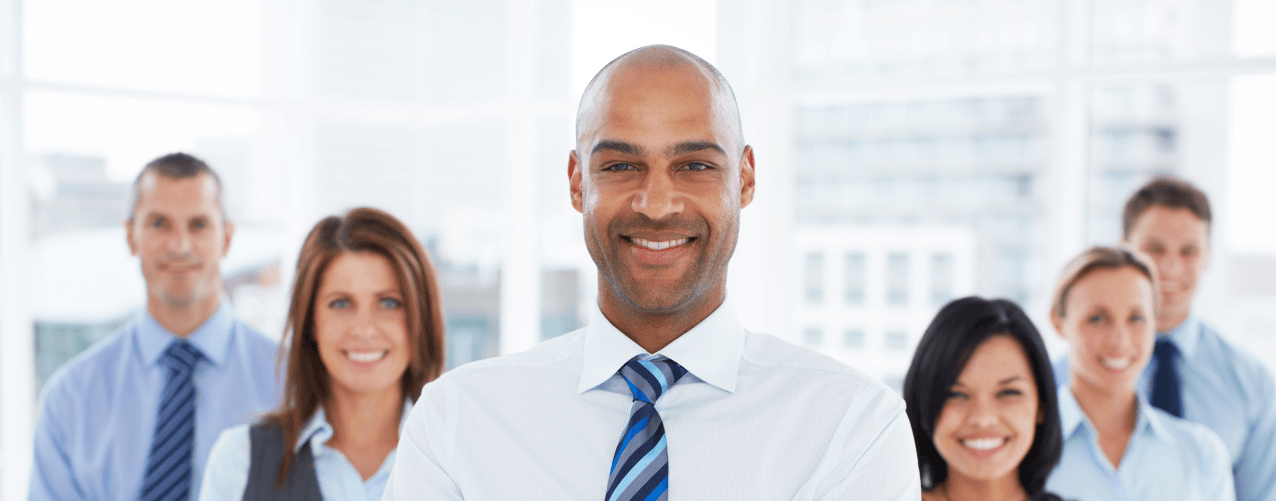 Corporate team members